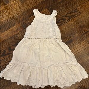 Vineyard Vines Cream Lace Kids Dress